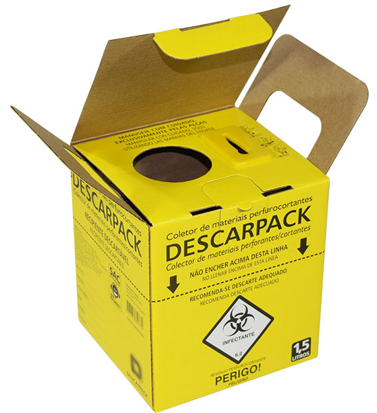 Coletor para Material Perfurocortante Descarpack