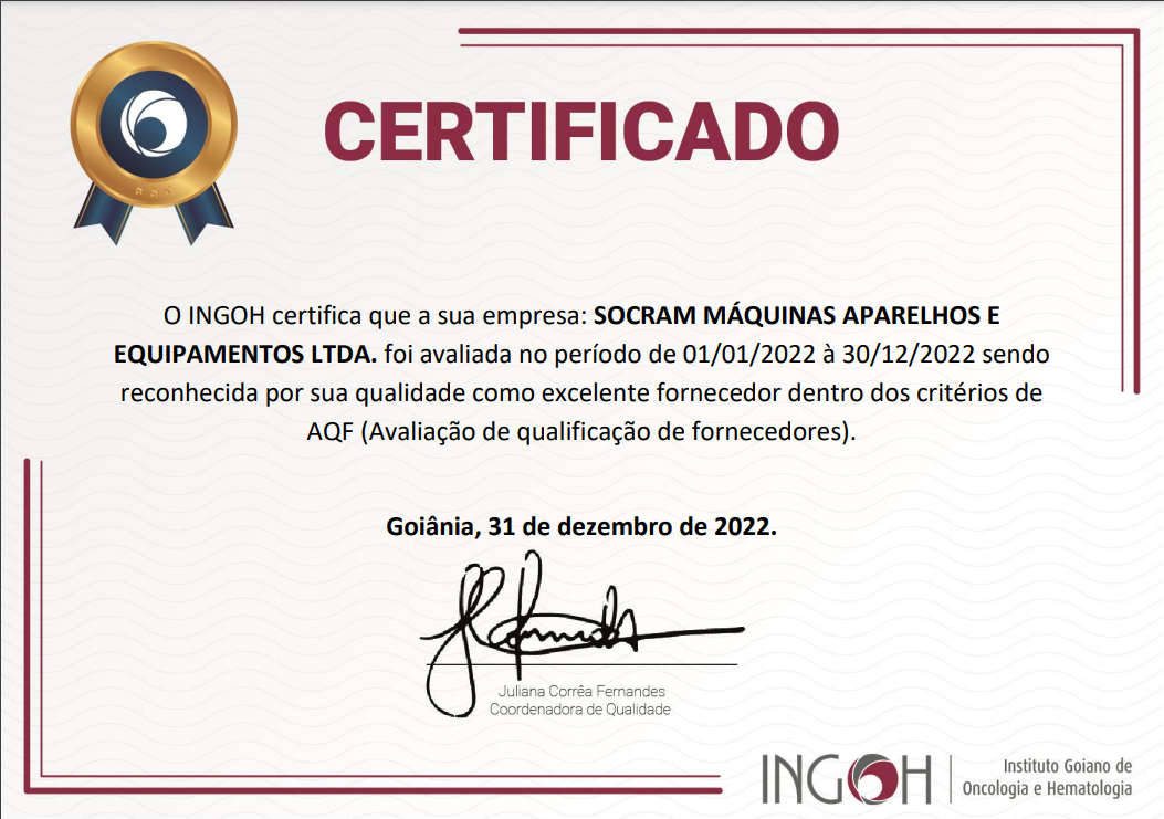 Certificado Socram